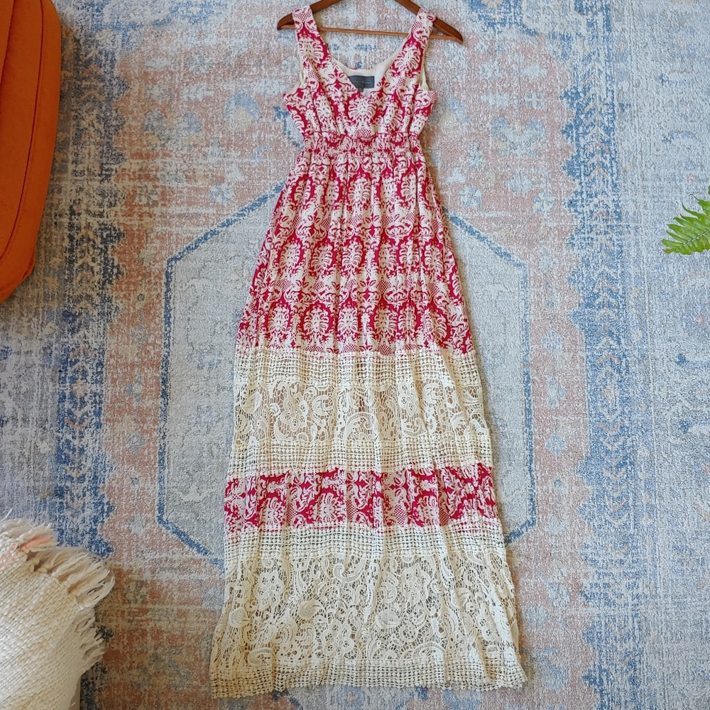 Sunday in Brooklyn | MAXI Dress with Crochet Lace